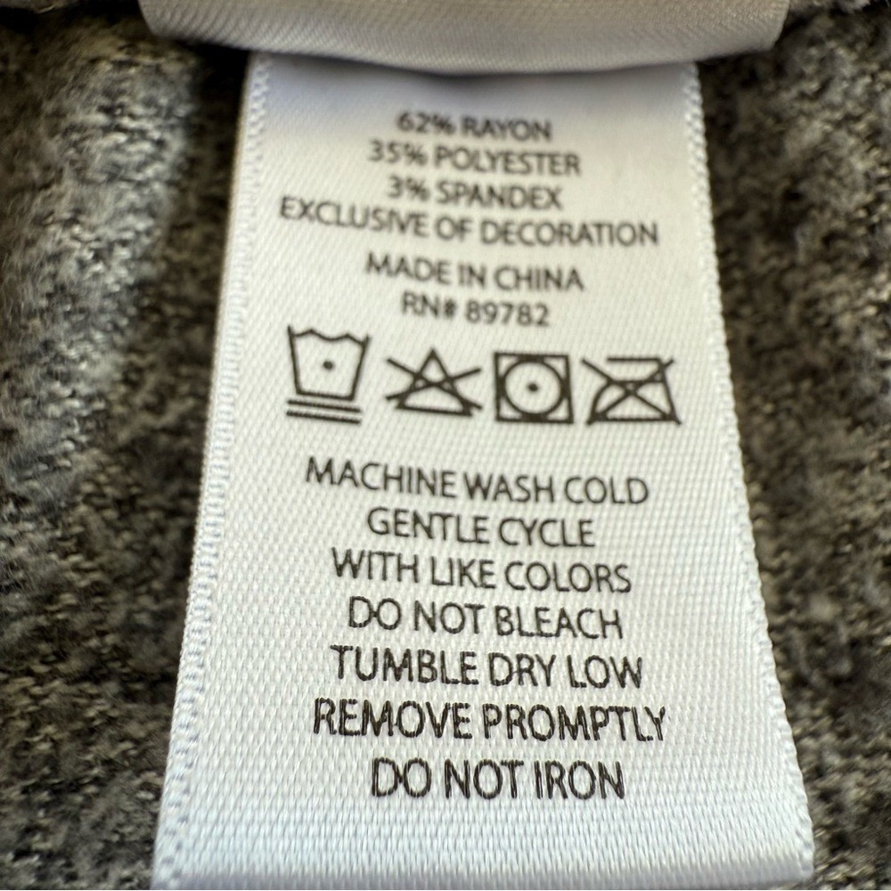 Natori Gray Drawstring Elastic Waist Pockets Soft… - image 5